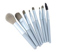 Generic Juego de Brochas de Maquillaje, Base Profesional que Mezcla Niebla Suave para Maquillaje Delicado, Paquete de 8 Piezas para Mujeres