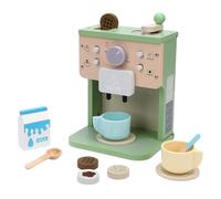 Generic Juego de Cafetera de Madera para Niños, Diseño Encantador Que Fomenta el Aprendizaje Temprano y el Juego de Roles, Mejora la Coordinación y el Vocabulario, Niños en Edad