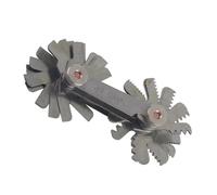 Generic Juego de Calibradores de Tapón Roscado de 52 Piezas para Medición de Paso de Tornillo Imperial (Métrico + Imperial (52 piezas))