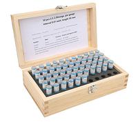 Generic Juego de Calibre de Pasador, Herramienta de Precisión de 50 Piezas para Comprobar Tamaños de Orificios Hechos de Acero para Rodamientos de 2,5-2,99 Mm con Tolerancia de 0,001 Mm
