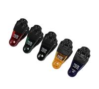 Generic Juego de Clips Fortalecedores de Dedos de Plástico Magnético Graduado para Entrenamiento Muscular de los Dedos, Ejercitador de Pellizco de Resorte Fuerte para Personas Mayores, 5 Piezas