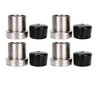 Generic Juego de Cojinetes de Remolque de Acero Inoxidable, Accesorio Duradero para Control de Grasa para Bujes de 2,441 Pulgadas, para Propietarios de Remolques, 4 Unidades