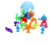 Generic Juego de Construcción de Baño con Rompecabezas de Ventosa, Juguete Educativo para Niños, Coordinación Ojo-Mano, Material Seguro, Adecuado para Bebés