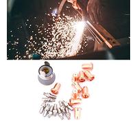 Generic Juego de Consumibles de Antorcha de Corte por, Electrodo Duradero de y Puntas para Corte por PT60 PT40 de 1,0mm, 22 Uds.