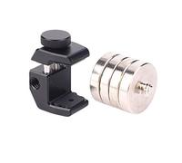 Generic Juego de Contrapesos para Estabilizadores de Cardán, Pesas Livianas de Aleación de Aluminio con Clip para Toma de Fotografías Estable, 4 Piezas, Adecuado para Ronin, Crane 2, Air 2