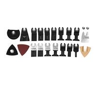 Generic Juego de Cuchillas Oscilantes de Acero con Alto Contenido de Carbono, 26 Uds., Pulido de Corte Resistente para Taller de Madera y Plástico