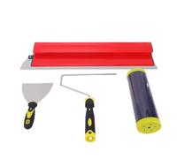 Generic Juego de Cuchillas para Raspar Paneles de Yeso, Práctica Hoja de 24 Pulgadas con Raspador de Rodillo para Superficies de Paneles de Yeso
