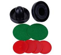 Generic Juego de Discos Empujadores de Hockey sobre Hielo, Accesorios de Plástico Duradero para Porteros, Actualización de Repuesto para Juegos de Mesa, Incluye 2 Empujadores y 4 Discos