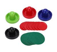 Generic Juego de Discos y Empujadores de Hockey de Mesa, Kit de Repuesto, Experiencia de Juego Mejorada para Juegos Competitivos, 12 Piezas