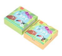 Generic Juego de Emparejar Animales, Tarjetas de Memoria para Niños en Dos Idiomas Interesantes 55 Piezas para Edades de 3 Años en Adelante (Combinando pequeños Animales Detectives)