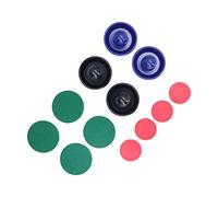 Generic Juego de Empujadores de Hockey de Aire de 96 Mm, Almohadillas Verdes de Sensación Cómoda, Material Duradero para Juegos de Mesa Intensos (Tipo F)