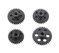 Generic Juego de Engranajes de Motor RC para Coches RC 1/8 Premium 26T 28T 30T 32T Engranajes de Piñón de Metal de Alta Precisión para Motores de Eje de 5mm
