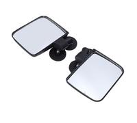Generic Juego de Espejos Retrovisores Magnéticos Universales para Carrito de, Cristal HD Duradero, Adecuado para Tractores, Color Negro, 1 par