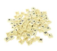 Generic Juego de Fichas de Crucigramas, Piezas de Ajedrez de Letras Duraderas para Viajes, Poliestireno de 100 Unidades