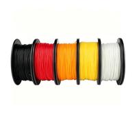Generic Juego de Filamentos PLA Coloridos de 1,75 Mm de 5 Piezas para Artes de Impresión 3D y Prototipos, 1250 G en Total con Tonos Vibrantes (Color mezclado)