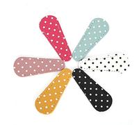 Generic Juego de Fundas para Tijeras de Cuero, Bonito Diseño de Lunares para Costura y Sastrería, 6 uds., Duradero y Portátil