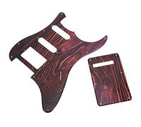Generic Juego de Golpeador y Placa Trasera de 8 Agujeros para Guitarra con Blindaje de Lámina de Aluminio para un Mejor Rendimiento y Prevención de Interferencias, Ideal para Entusiastas de