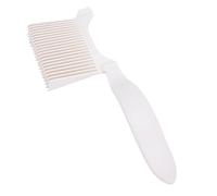 Generic Juego de Guía de Peine para Mezclar, Diseño de Dientes Arqueados, Proceso Ergonómico de 3 Pasos para Peinados Limpios y Descoloridos (Beige)