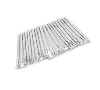 Generic Juego de Herramientas de Estampado de Cuero de Aleación, 20 Piezas de Punzón de Sello Multiforma para Manualidades y Arte en Cuero, Ideal para Amantes del Bricolaje en el Hogar