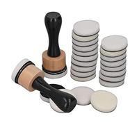 Generic Juego de Herramientas de Mezcla de Tinta para Estampado de Tarjetas de Papel, 24 Almohadillas de Espuma de Repuesto para una Saturación Profunda, Herramientas de Pintura Fáciles de Usar,