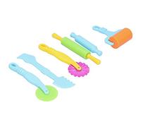 Generic Juego de Herramientas para Masa de Arcilla para Niños, Moldes de Arcilla de Colores Brillantes, Especialmente Diseñados para Manos Pequeñas, 6 Rodillos de Modelado de Artística para Crear y
