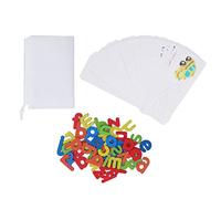Generic Juego de Juegos de Letras para Ejercicios de Ortografía, Rompecabezas del Alfabeto de Colores Brillantes, Juguete Educativo para Niños de 3 Años en Adelante, Incluye Bolsa de Almacenamiento