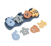 Generic Juego de Juguetes de Baño Apilables y Clasificadores de Formas Vibrantes para Juego Interactivo y Desarrollo de Habilidades para Niños Pequeños, Fácil de Limpiar
