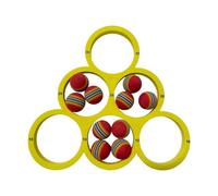 Generic - Juego de lanzamiento de piscina, boya de natación de espuma con 10 bolas de lanzamiento, juguete de piscina para actividades acuáticas de fiesta, entretenimiento, amarillo