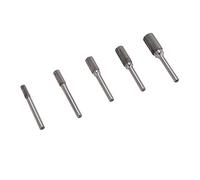 Generic Juego de Limas de Carburo de 5 Piezas - Fresas Individuales con Vástago de 6 Mm para Grabar, Pulir y Taladrar - Herramientas de Calidad Profesional para Proyectos de Metal, Madera y