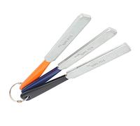 Generic Juego de Limas de Lijado para Guitarra de 3 Uds, Limas de Traste Duraderas para Herramientas de Mantenimiento de Instrumentos de Guitarra y bajo, Metal, 180mm