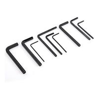 Generic Juego de Llaves Hexagonales Universales y Duraderas para Afinador de Puente y Cuello de Guitarra para bajo Eléctrico Acústico, Juego de 9 Piezas de Acero Al Carbono para Ajustar el Alma,