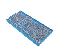 Generic Juego de Machos y Matrices de Acero con Alto Contenido de Carbono con 40 Piezas para Operaciones de Roscado Fino y Matrices en Varios Entornos