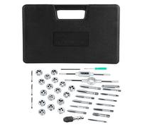 Generic Juego de Machos y Matrices de Alta Resistencia de 40 Piezas para Vehículos y Maquinaria, Herramientas Manuales de Acero Tratado Térmicamente para Profesionales del Taller