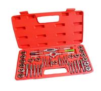 Generic Juego de Machos y Matrices Métricos, Kit de Herramientas de Roscado Metalúrgico para Entusiastas del Bricolaje, Acero Al Carbono
