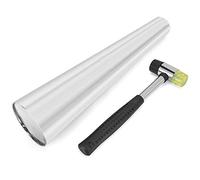 Generic Juego de Mandril de Pulsera de Acero Inoxidable con Martillo de Goma para Ajustes de Pulsera y Anillo, Herramienta de Joyería Esencial para Artesanos y Entusiastas del Bricolaje