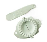 Generic Juego de Máquina para Hacer Dumplings, Herramienta de Cocina Colgante, Cuchara, Combo Multifuncional de Plástico PP para Prensa de Empanadas y Dumplings (GREEN)