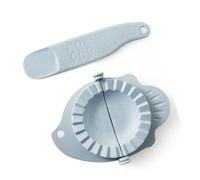 Generic Juego de Máquina para Hacer Dumplings, Herramienta de Cocina Colgante, Cuchara, Combo Multifuncional de Plástico PP para Prensa de Empanadas y Dumplings (BLUE)