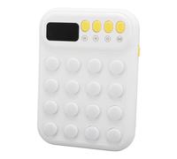 Generic Juego de Memoria Electrónico de Mano para Niños Enigmas Multifuncionales Rompecabezas Entrenamiento de Concentración Plástico Portátil para Desarrollo Cognitivo (White)