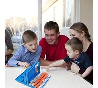 Generic Juego de Mesa Sea Battle Divertido Estrategia de Combate Naval Juguete de Batalla Doble para Niños para el Desarrollo de la Inteligencia Familiar Azul ABS 13 * 15 * 23,5 Cm 1 Juego (Blue)