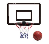 Generic Juego de Mini Aro de Baloncesto para Interiores, Aro para Puerta Colgante sin Perforaciones con Tablero de PVC de Alta Dureza para Niños y Adultos, Entrenamiento de Coordi