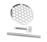 Generic Juego de Moldes para Raviolis con Rodillo y Cortador de Masa para Cocinar sin Esfuerzo en Cocinas Domésticas