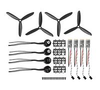 Generic Juego de Motor sin Escobillas de 2300 KV con Hélices 30 A ESC y 5045 - Motor de Dron CW+CCW de Aleación de Aluminio para un Rendimiento Mejorado de Cuatro Ejes RC