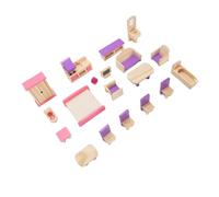 Generic Juego de Muebles en Miniatura de Juguete, Detalles de Madera de Haya de Primera Calidad, Muebles Educativos para Casa de Muñecas para Niños, Mini Juego de para Niños y Niñas