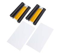 Generic Juego de Papel Fotográfico Impermeable a Prueba de Manchas, Paquete Completo para DHP513, 80 Hojas de Papel Fotográfico Brillante de 4 X 6 Pulgadas, 2 Cintas para Creación de Fotos Coloridas
