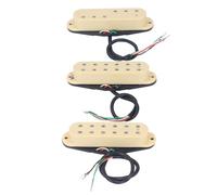 Generic Juego de Pastillas de Bobina Simple para Guitarra, Puente Medio de Mástil de 3 Piezas de Alto Rendimiento para Reproductores de, Construcción Duradera de ABS con Accesorios de Montaje