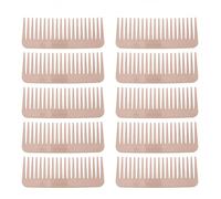Generic Juego de Peines para Desenredar el Cabello, 10 Uds., Peine Suave de Dientes Anchos para Viajes y Hogar, Material de Paja de Trigo