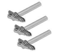 Generic Juego de Perforadores de Corcho, Herramienta Manual Duradera de Acero Inoxidable, 3 uds., para Experimentos de Laboratorio