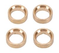 Generic Juego de Pesas de Rueda de Latón RC a Escala 1/30 para Coche Modelo Axial SCX30, Contrapeso de Llanta de Latón de 4 Piezas para Mayor Estabilidad y Detalles Realistas