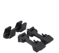 Generic Juego de Pestillo y Soporte para capó, ABS de Primera Calidad, Reemplazo Duradero para JK 2007-2016, Negro, 2 Juegos