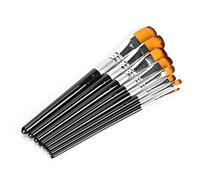 Generic Juego de Pinceles de Pintura, Pinceles Profesionales de Nailon para Pintura Al óleo/acrílica para Artistas, Juego de 8 Piezas para la Mayoría de Las Personas